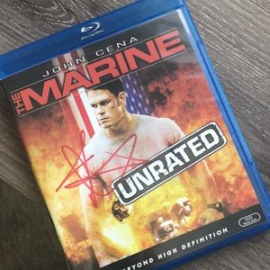 John Cena autographed Blu-Ray of The Marine